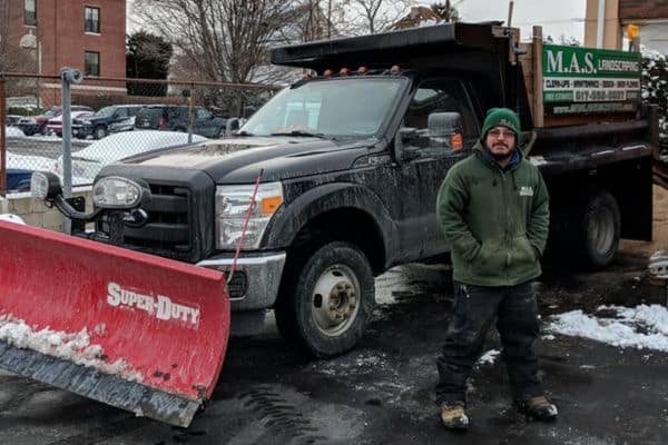 Commercial Snow Removal by MAS Landscaping and Snow Removal Saugus, MA